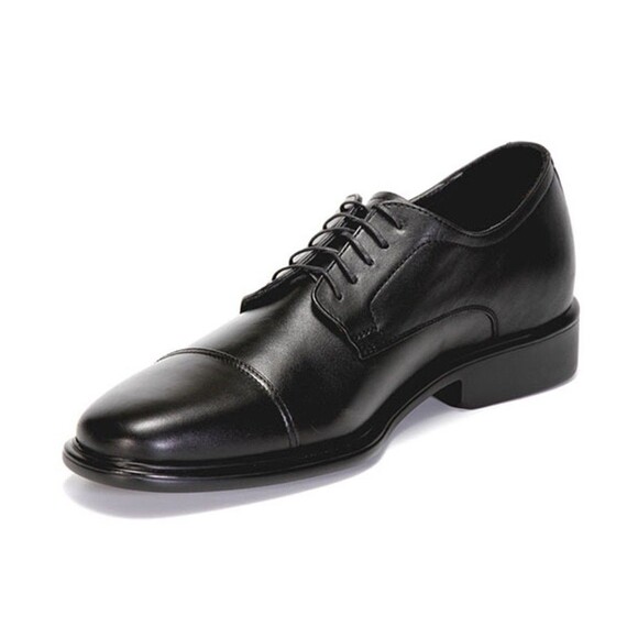 Neil M. Senator Cap Toe Oxfords Men's Sz 8.5 D Black Leather Preppy Career 35656